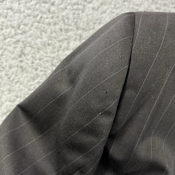 Yves Saint Laurent Mens 44L Pinstripe 100% Worsted Wool Blazer Sport Coat VTG - Picture 5 of 14